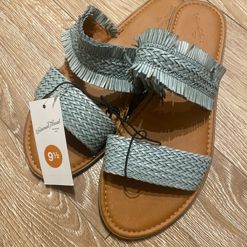 brand new blue women’s slides